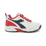 Diadora Tenisová obuv Diadora S. Challenge 5 SL AC Obuv na všechny povrchy Děti - bílá, červená