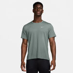Nike Oblečenie Nike Miler Bežecké Tričko Muži-Modro-šedá