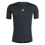 adidas Oblečenie adidas TechFit Compression Tričko Muži-Čern&aacute;