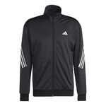 adidas Oblečenie adidas 3-Stripes Knit Tréninková Bunda Muži-Černá,Bílá