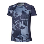 Mizuno Tenisové oblečení Mizuno Daybreakers Shadow Graphic Tričko Muži-Tmavě Šedá