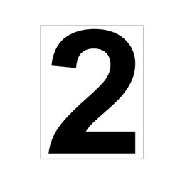 Schild Platzziffer 2