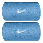 Nike Oblečenie Nike Swoosh Classic Doublewide Potítko Unisex - modrá, bílá