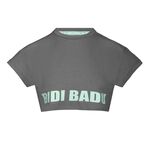 Tenisové Oblečení BIDI BADU Abdominis Crop Move Tee - black