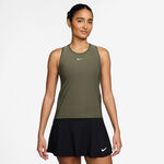 Nike Tenisov&eacute; oblečen&iacute; Nike Dri-FIT Victory Sportovn&iacute; t&iacute;lko D&aacute;my - olivov&aacute;, b&iacute;l&aacute;