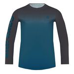 Tenisové Oblečení BIDI BADU Ventris Move Printed Longsleeve - grey/petrol