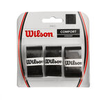 Wilson Vrchní omotávky Wilson Pro Overgrip 3ks V Baleni - Černá