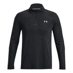 Under Armour Oblečenie Under Armour Seamless Stride 1/4 Zip S Dlouhým Rukávem Muži-Černá
