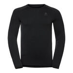 Odlo Oblečenie Odlo Performance Warm Eco BI Top Crew Neck S Dlouh&yacute;m Ruk&aacute;vem Muži-Čern&aacute;