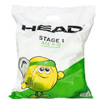 HEAD Tenisové míče HEAD Stage 1 Green 12ks v  pytli 