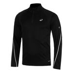 ASICS Oblečenie ASICS Road Lite-Show 1/2 Zip Bežeck&eacute; tričko Muži - čern&aacute;, 