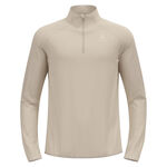 Odlo Oblečenie Odlo Zeroweight Warm Mid Layer 1/2 Zip Bežeck&eacute; Tričko Muži-Stř&iacute;brn&aacute;