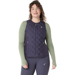 ASICS Oblečenie ASICS Nagino Padded Gilet Běžecké Vesty Dámy-Modro-šedá