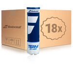 Tenisové Míče Babolat TEAM ALL COURT X 4, 18 Dosen im Umkarton