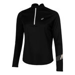 ASICS Oblečenie ASICS Icon 1/2 Zip Bežeck&eacute; tričko D&aacute;my - čern&aacute;, 