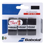 Babolat Vrchní omotávky Babolat VS Grip Original 3ks V Baleni - Černá