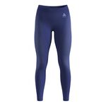 Odlo Oblečenie Odlo Performance Warm Eco Big Logo Bottom Long Těsné Dámy - modrá, 
