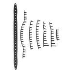 Babolat Př&iacute;slu&scaron;enstv&iacute; pro rakety Babolat Pure Drive Tour,Lite,Junior Sada Průchodek-Čern&aacute;