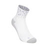 Performance Run Quarter Running socks Unisex-b&iacute;l&aacute;, fialov&aacute;