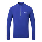 Ronhill Oblečenie Ronhill Core Thermal 1/2 Zip Bežecké Tričko Muži-Modrá