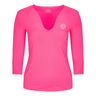 Ariana Tech V-Neck S dlouhým rukávem Dámy - růžová, bílá