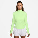 Nike Oblečenie Nike Swift Half-Zip Bežeck&eacute; tričko D&aacute;my - limetkov&aacute;