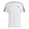 Essentials Train 3-Stripes Training Tričko Muži-Bílá,Černá