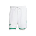 adidas Oblečenie adidas 7in Šortky Muži-Bílá,Zelená