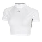 Under Armour Tričko Under Armour HeatGear Elite Crop Tričko D&aacute;my-b&iacute;l&aacute;