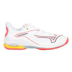 Mizuno Tenisová obuv Mizuno Wave Exceed Tour 6 Obuv Na Všechny Povrchy Dámy-Bílá,Korálová