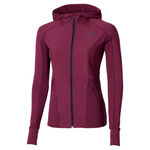 Mizuno Oblečenie Mizuno Active Warmalite Hybrid Full Zip Bežecké Tričko Dámy-Fialová