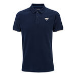 Tenisové Oblečení Tecnifibre POLO WAFFLE MARINE 2025 S