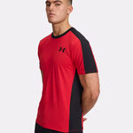 Under Armour Oblečenie Under Armour Wordmark Tričko Muži-Červená