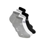 Tenisové Oblečení BIDI BADU No Party XXL No Show Move Socks 6 Pack - black