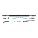 Babolat Př&iacute;slu&scaron;enstv&iacute; pro rakety Babolat BG PD Jr 25 Sada Průchodek-Čern&aacute;