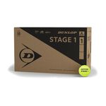 Tenisové Míče Dunlop D TB STAGE 1 GREEN 18x4PET BOX