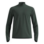 Odlo Oblečenie Odlo Essential Thermal Midlayer 1/2 Zip Bežeck&eacute; Tričko Muži-Olivov&aacute;