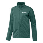 adidas Oblečenie adidas Terrex XPR Softshell Běžecká bunda Dámy-zelená