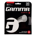 Tenisové Struny Gamma iO Soft 12,2m charcoal