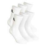 adidas Oblečenie adidas Crew Sportswear Ankle Sportovní Ponožky 6ks Balení-Bílá,Černá