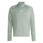 adidas Oblečenie adidas Ultimate High Visibility Half-Zip Bežecké tričko Muži - šedá, 