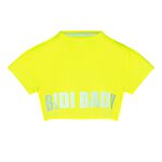 Tenisové Oblečení BIDI BADU Abdominis Crop Move Tee - black