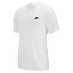 Nike Oblečenie Nike Sportswear Club Tričko Muži-Bílá,Černá