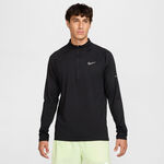 Nike Oblečenie Nike Stride Half-Zip Bežecké tričko Muži - černá, stříbrná