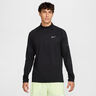 Stride Half-Zip Bežecké tričko Muži - černá, stříbrná