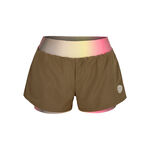 BIDI BADU Oblečenie BIDI BADU Spectrum 2In1 Printed Šortky Dámy-Hnědá,Žlutá