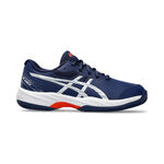 ASICS Tenisová obuv ASICS Gel-Game GS Obuv na antuku Děti - tmavě modrá, stříbrná