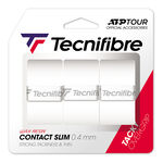 Tecnifibre Vrchní omotávky Tecnifibre Contact Slim 3er 3ks V Baleni - Bílá