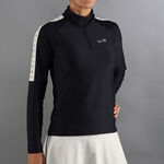 Endless Oblečenie Endless Kirsch Iconic Ii S Dlouh&yacute;m Ruk&aacute;vem D&aacute;my-Čern&aacute;,Zlat&aacute;