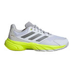 adidas Tenisová obuv adidas CourtJam Control 3 Obuv Na Antuku Dámy-Bílá,Limetková